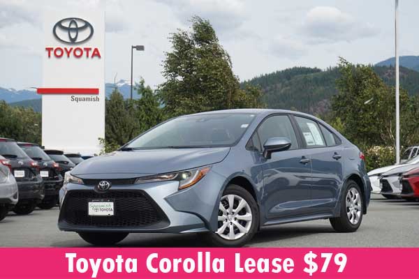 Toyota Corolla Lease $79