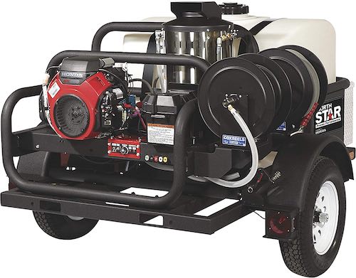 NorthStar Trailer-Mounted Portable Hot Water Pressure Washer 4000 PSI