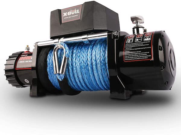 Winch With Synthetic Rope
