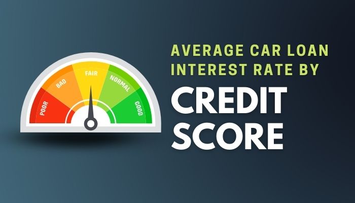 Average Car Loan Interest Rate By Credit Score
